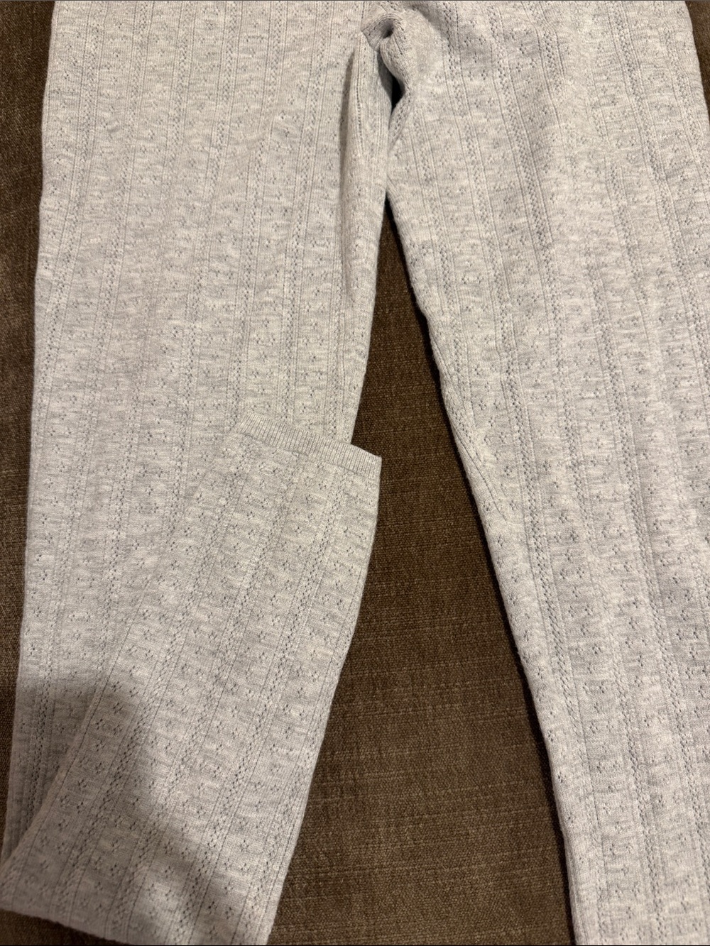 Alo Yoga Alo grey long underwear pajama pants in Gray - Picture 4 of 5